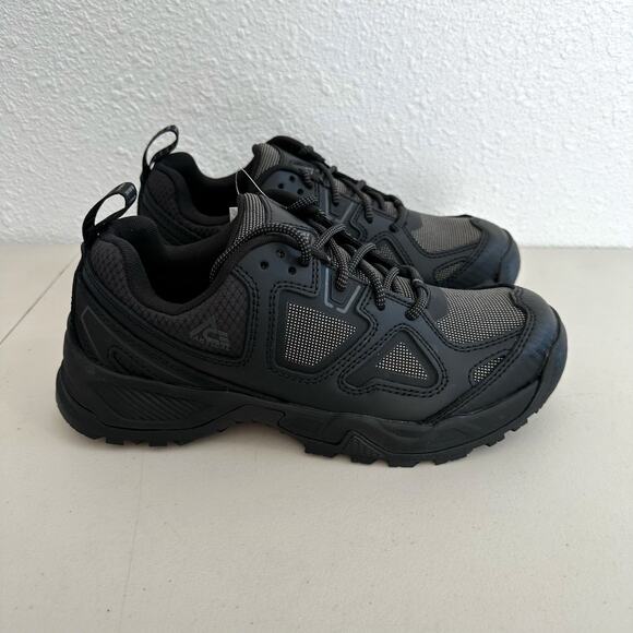 Ace Work Boots Defender Low Women 8.5 Black Soft Toe Water Slip Resistant 64024 - Picture 2 of 10